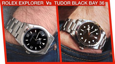 tudor black bay 41 vs rolex explorer|Rolex explorer 36 review.